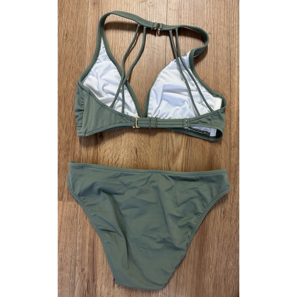 Venus Green Bikini Top DD Bottoms 6 - Picture 2 of 4